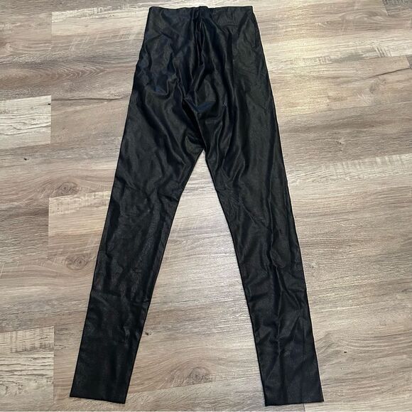 COMMANDO Control Legging Women Medium Faux Leather Extra High Waist Black - Picture 5 of 7